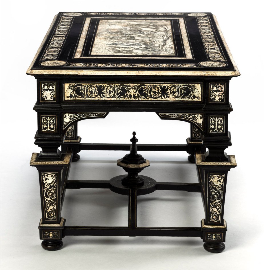 Large Middle Table, Ferdinando Pogliani (milan 1832-1899), Circa 1870-photo-3