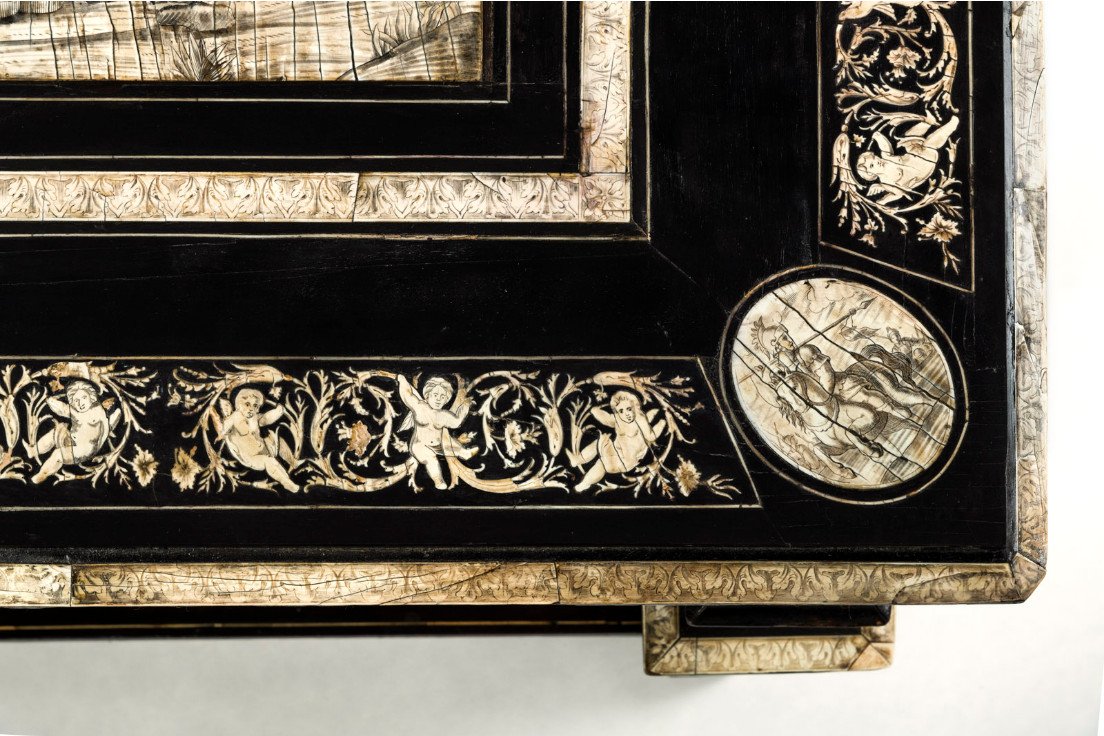 Large Middle Table, Ferdinando Pogliani (milan 1832-1899), Circa 1870-photo-1