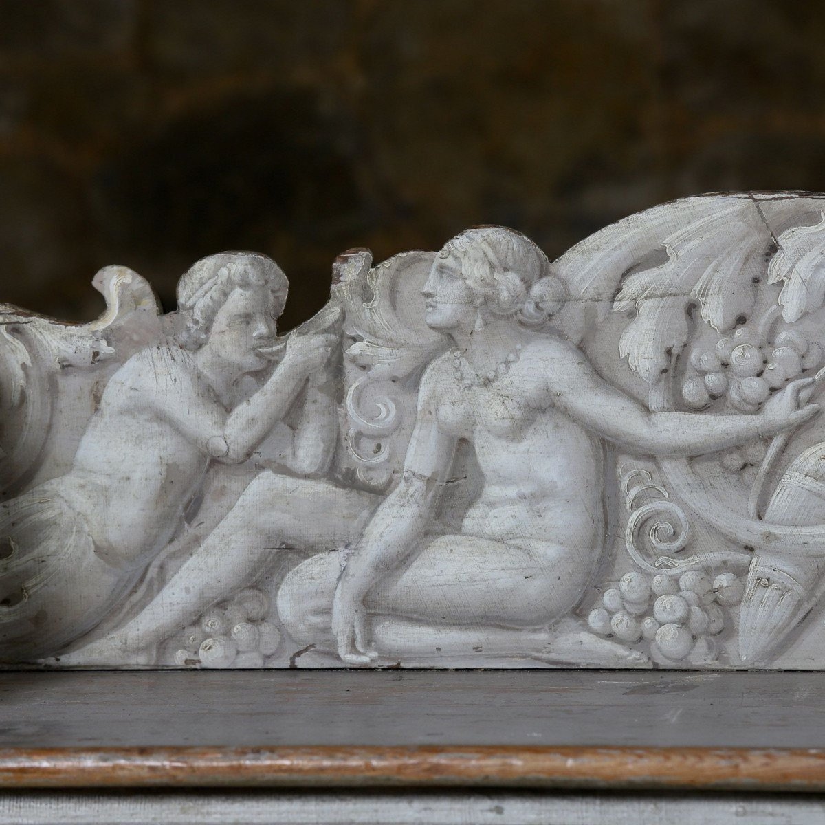 Pair Of Benches From Villa Suvera With Coat Of Arms Of The Lucchesi Palli Family, Siena, 1847-photo-5