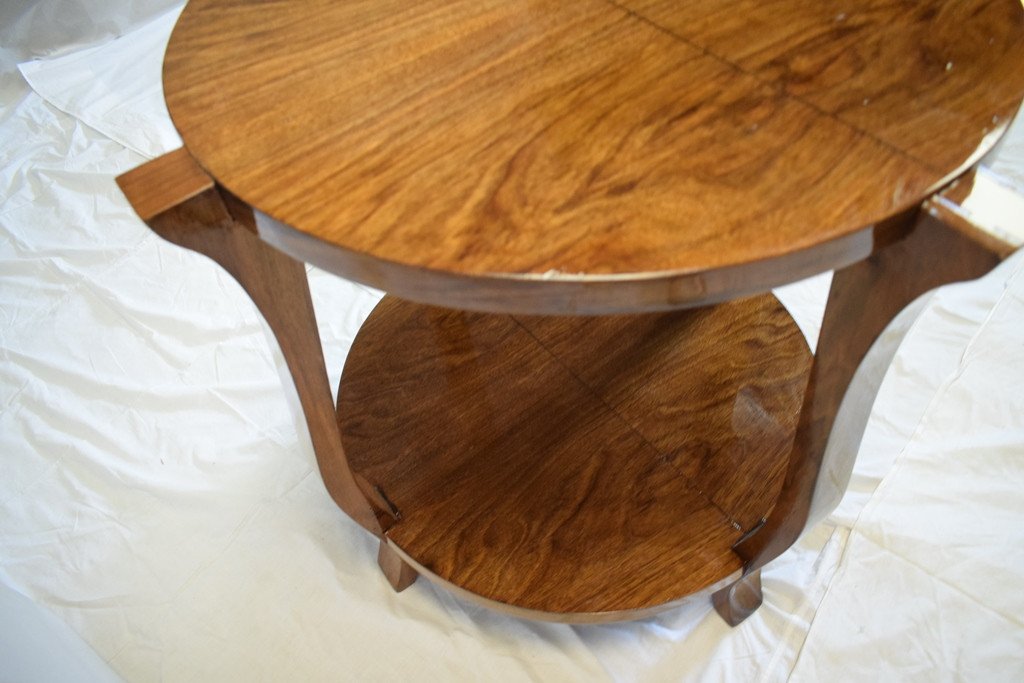 Art Deco Pedestal Table-photo-3