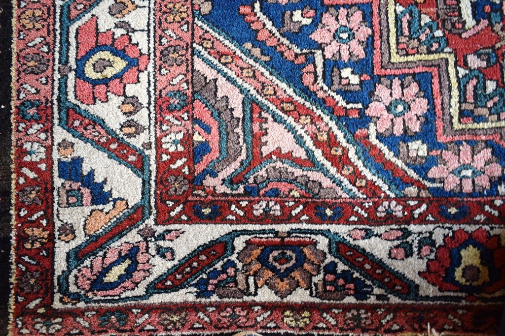 Large Persian Hamadan Rug-photo-1