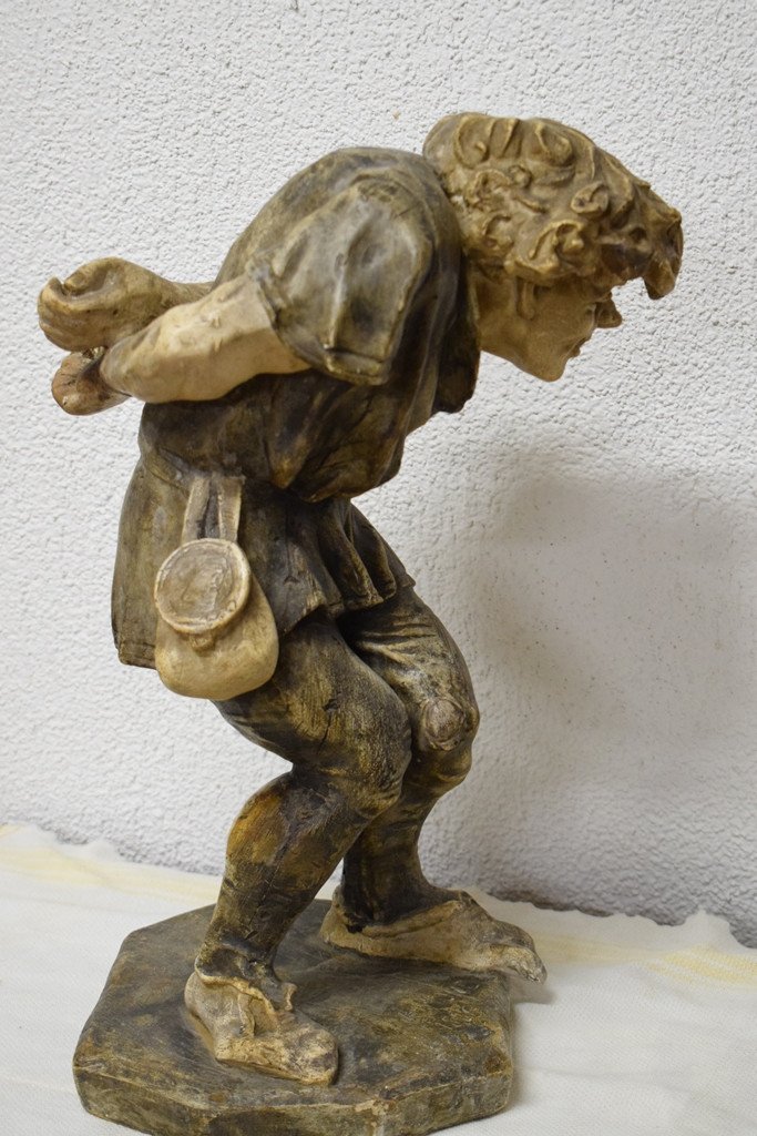 Terracotta Hunchback Statue-photo-4