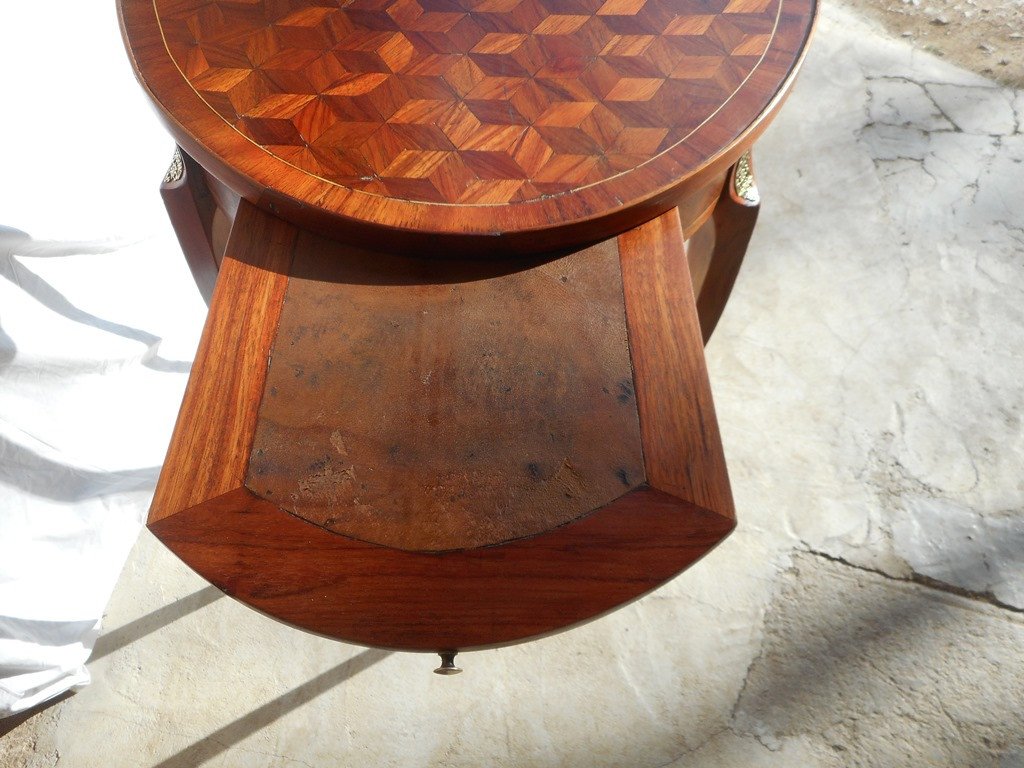 Petite Table Ovale Louis XV-photo-3