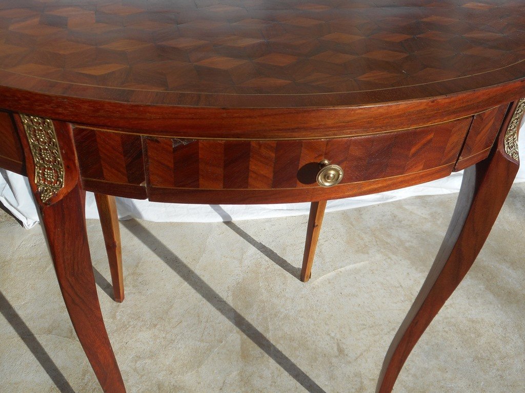 Petite Table Ovale Louis XV-photo-4