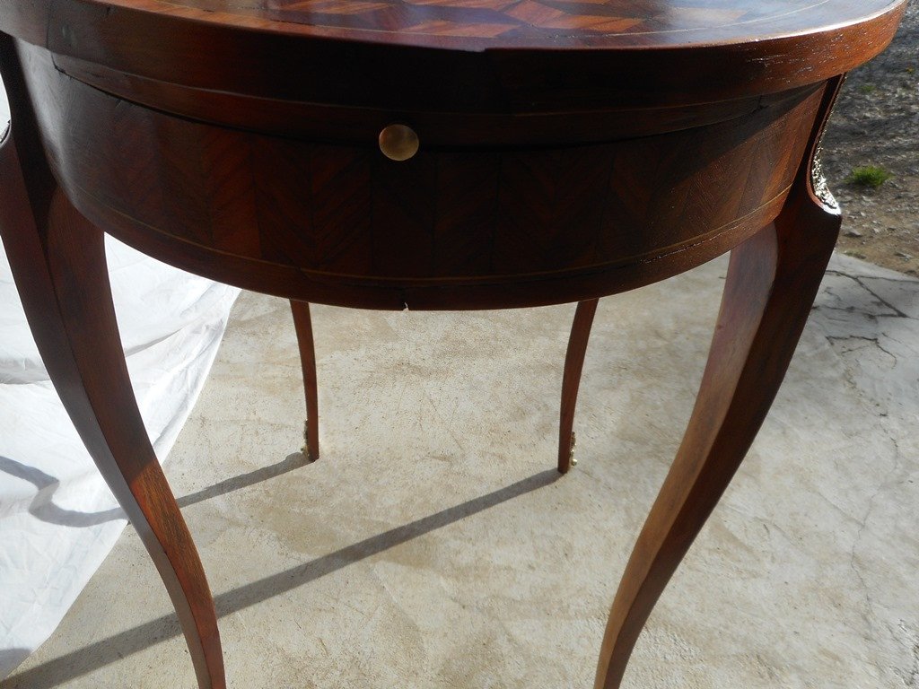 Petite Table Ovale Louis XV-photo-6