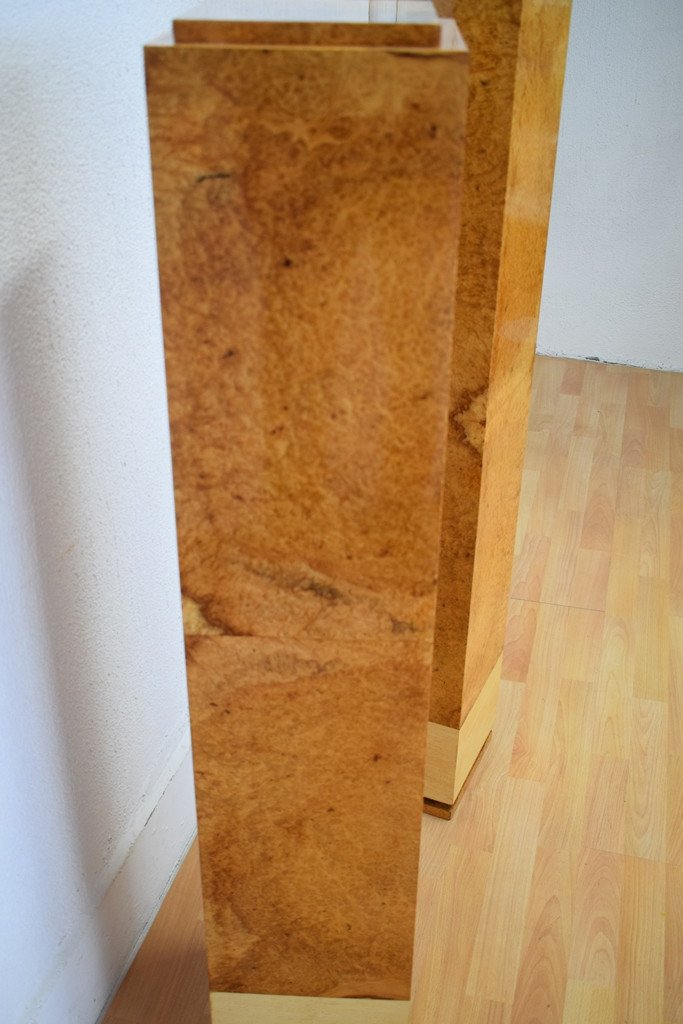 Art Deco Columns In Amboyna Burl-photo-6