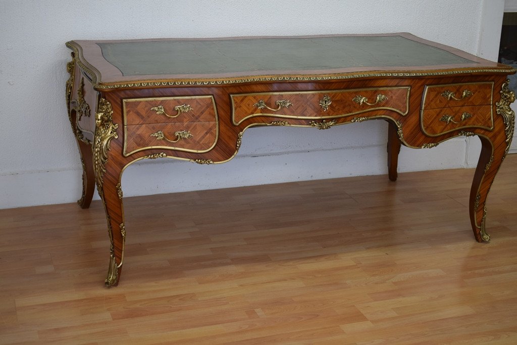 Louis XV Minister's Desk In Rosewood-photo-2