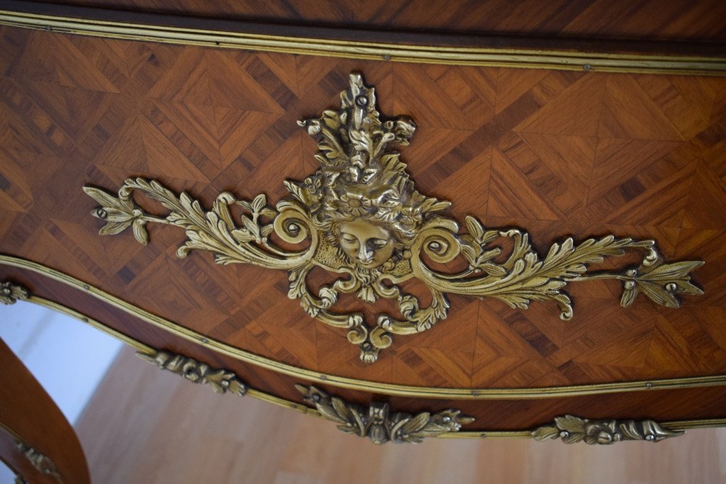 Louis XV Minister's Desk In Rosewood-photo-4