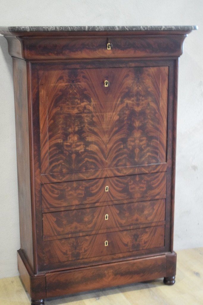 Louis Philippe Mahogany Secretary-photo-2