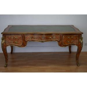 Bureau Ministre Louis XV En Bois De Rose