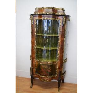 Napoleon III Display Case In Rosewood And Martin Varnish