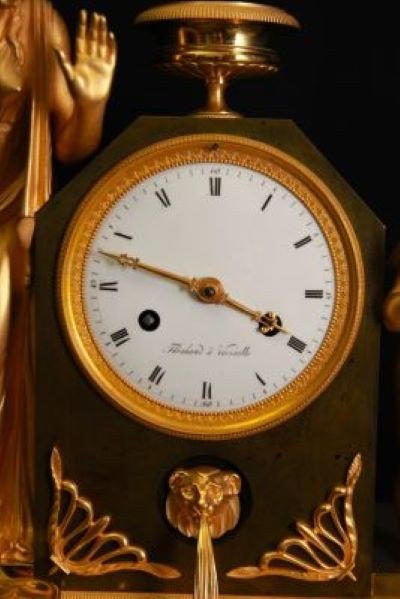 Empire Mantel Clock Year 1810-1820-photo-1