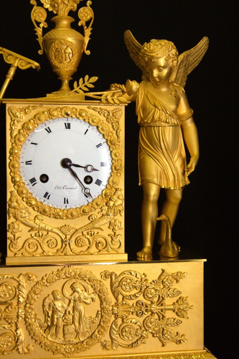  Empire Clock Frankrijk Anno 1810-1820-photo-4