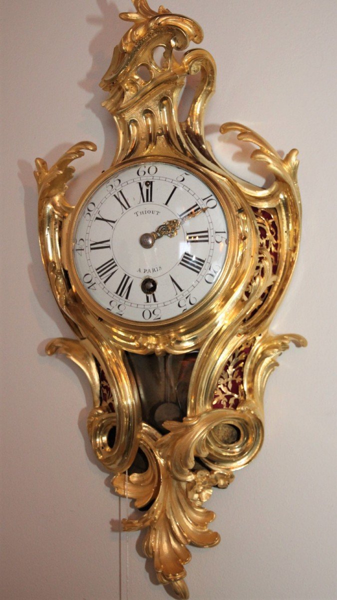 Antique French Cartel Clock Cartel Clock (alcove) Wall Clock Louis XV Clock