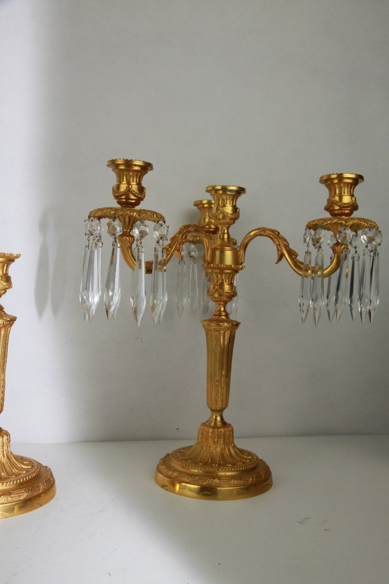 Set Of Candlesticks France In 1860-1870-photo-2