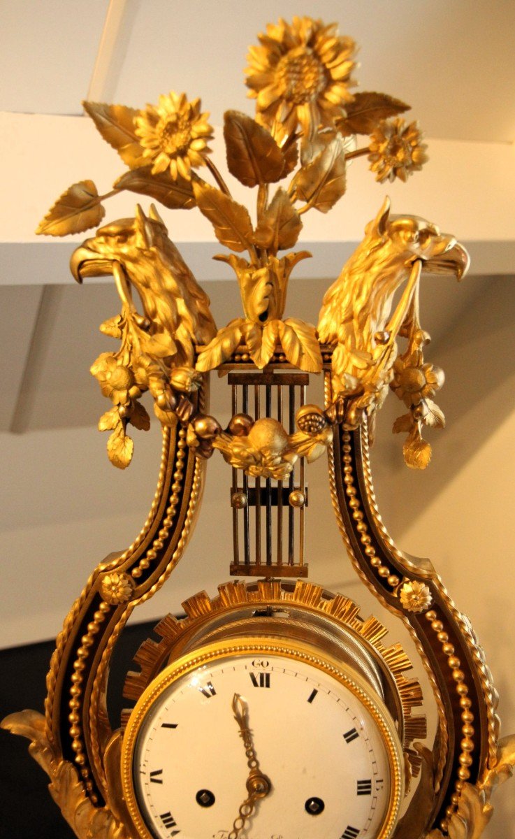 Mantel Clock With Winch France In 1775-photo-2