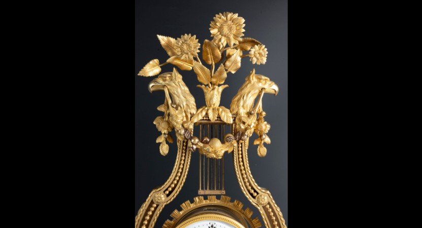 Mantel Clock With Winch France In 1775-photo-2