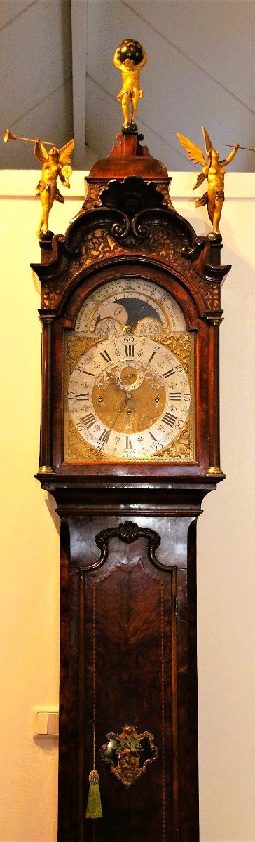  Amsterdam Long Case Watch Signature: Johannus Van Wijk Amsterdam Year 1793-photo-2