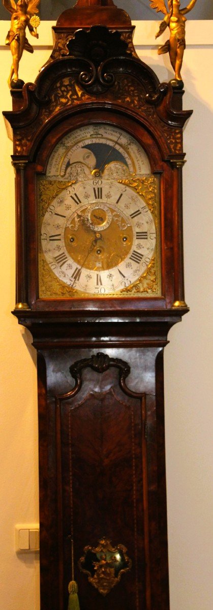  Amsterdam Long Case Watch Signature: Johannus Van Wijk Amsterdam Year 1793-photo-3