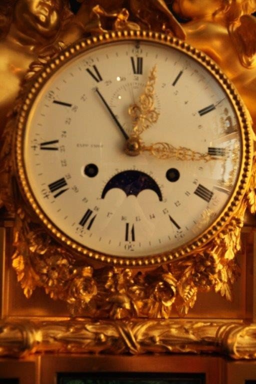 Antique French Gilt Bronze Mantel Clock-photo-2