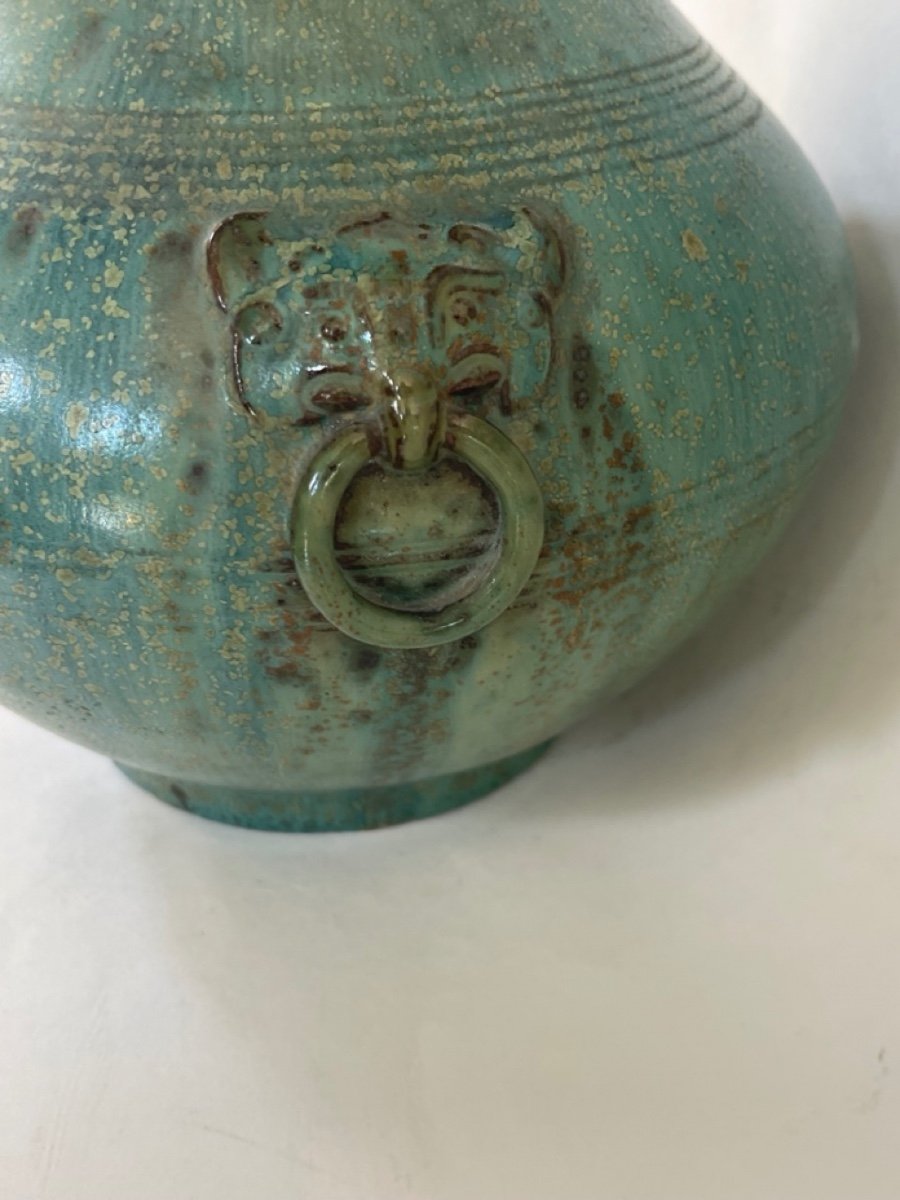  19th Century China Stoneware Vase -photo-3