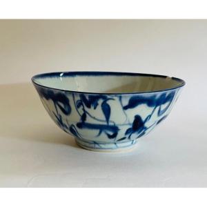 18th Century China - Bowl Decorated In Blue Shades