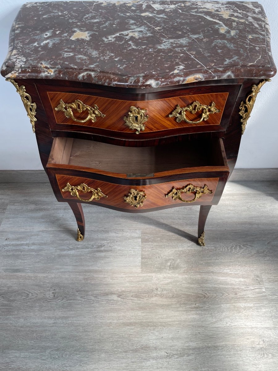 Commode d'Entre Deux De Style Louis XV-photo-4