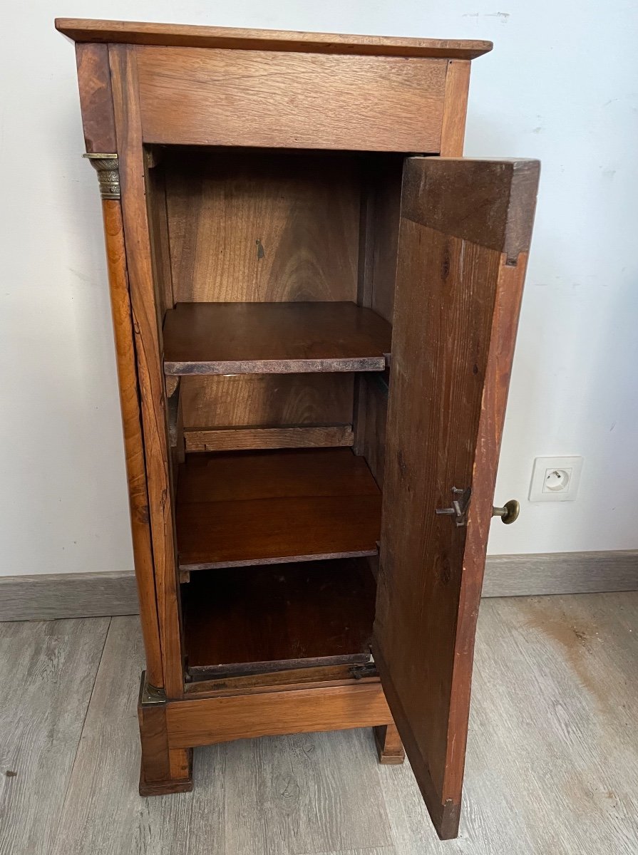 Empire Bedside Half Column In Walnut-photo-1