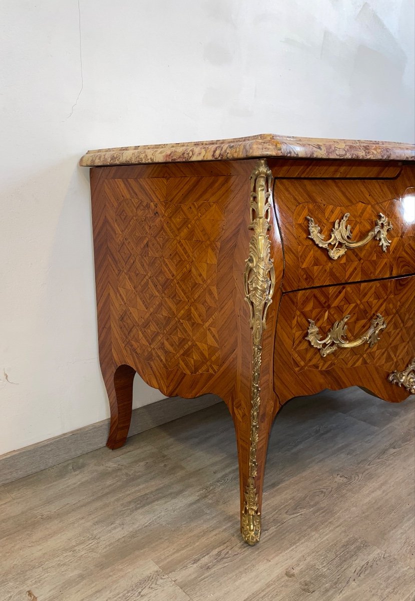 Louis XV Style Commode Stamped Mailfert-photo-2