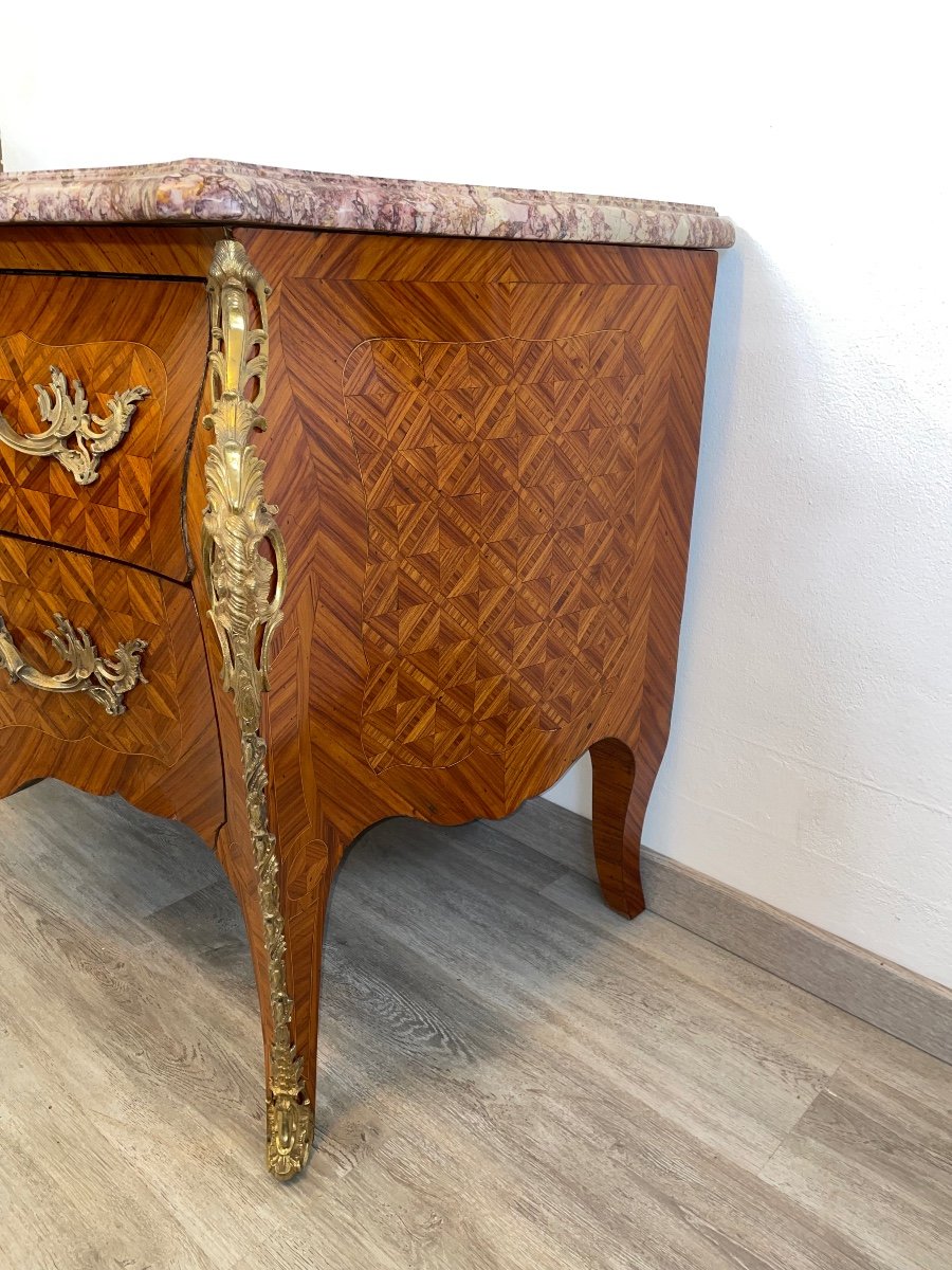 Louis XV Style Commode Stamped Mailfert-photo-3