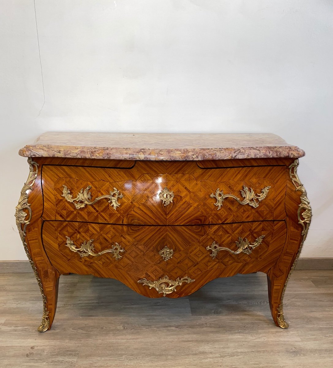 Louis XV Style Commode Stamped Mailfert