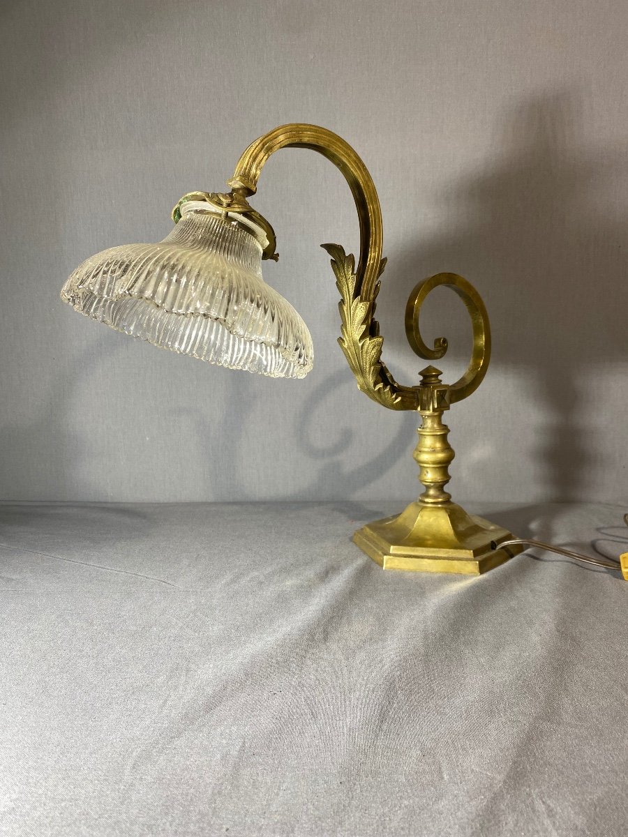 Napoleon III Gilt Bronze Desk Lamp-photo-3