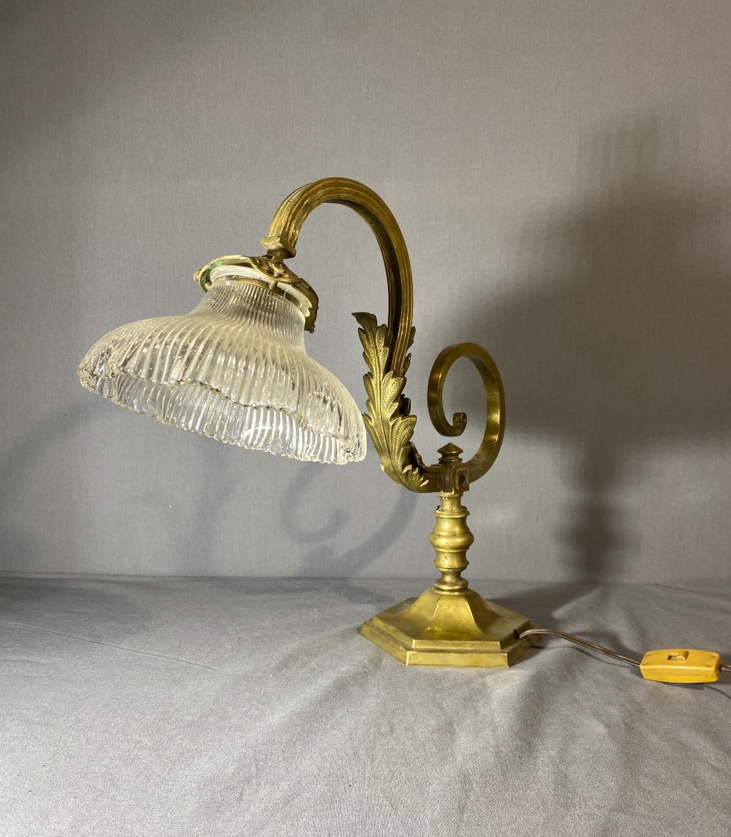 Napoleon III Gilt Bronze Desk Lamp