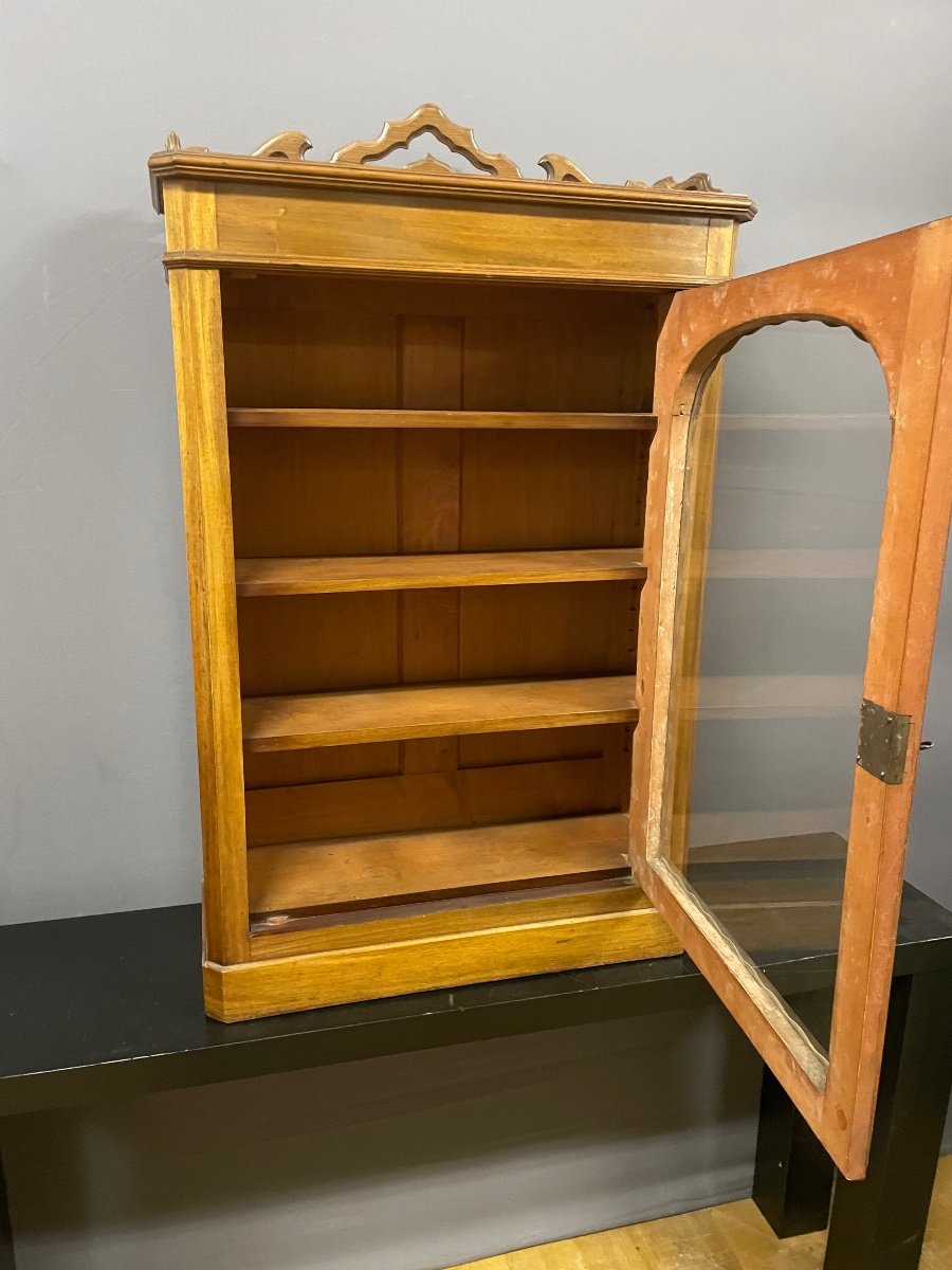 Napoleon III Period Mahogany Display Cabinet-photo-4