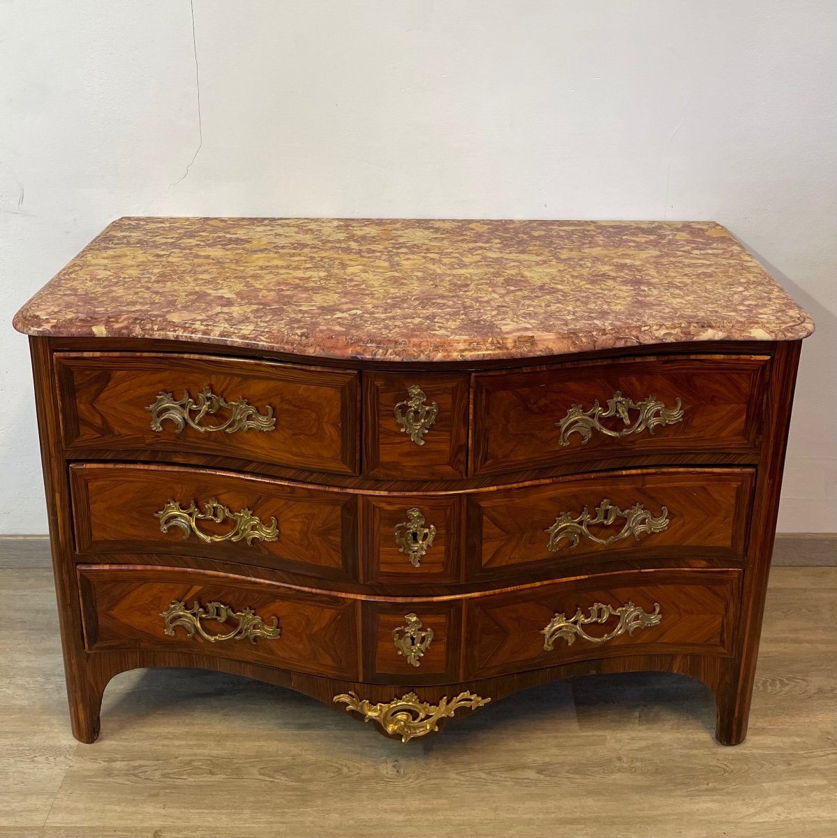 Commode d'époque Louis XV Estampillé Coulon Vers 1750-photo-2