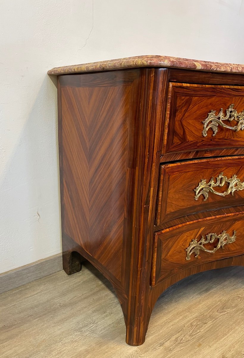 Commode d'époque Louis XV Estampillé Coulon Vers 1750-photo-3