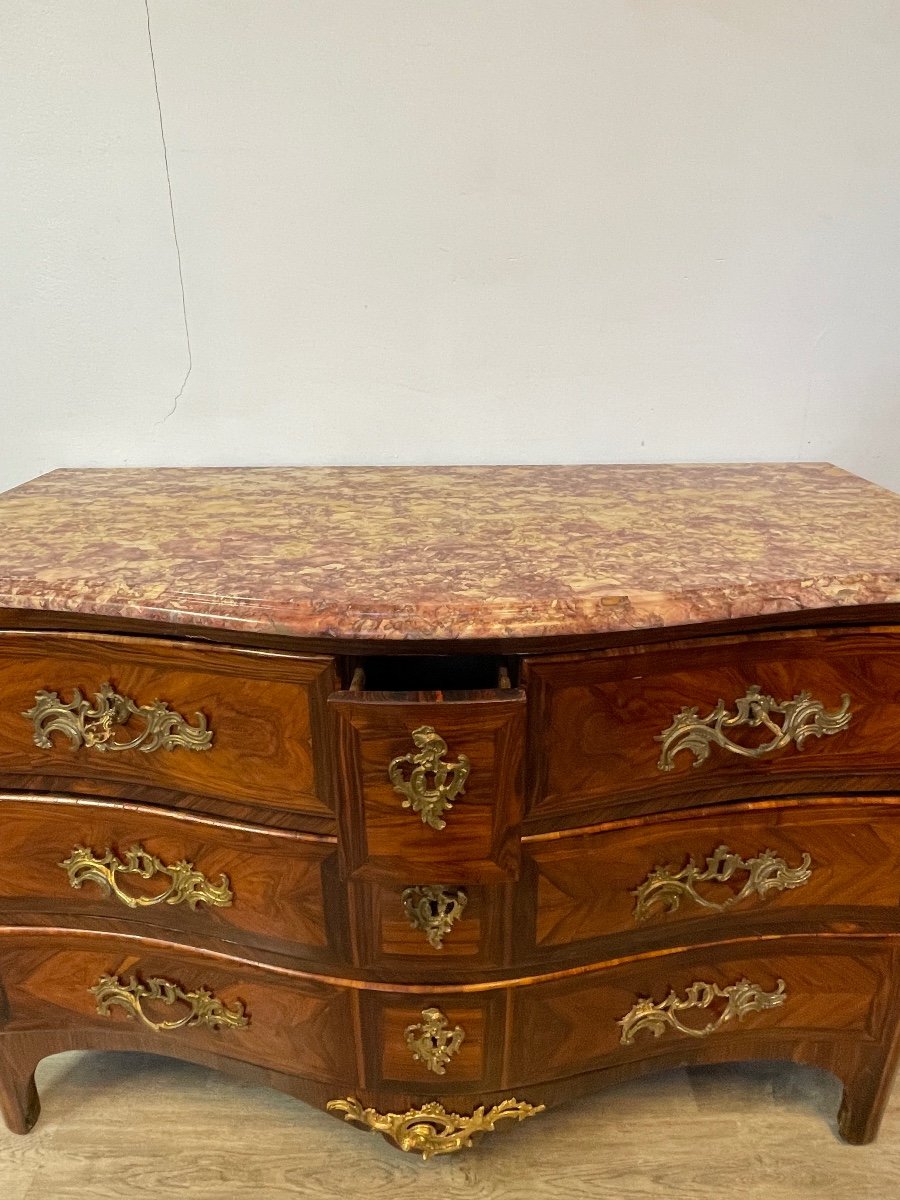 Commode d'époque Louis XV Estampillé Coulon Vers 1750-photo-2