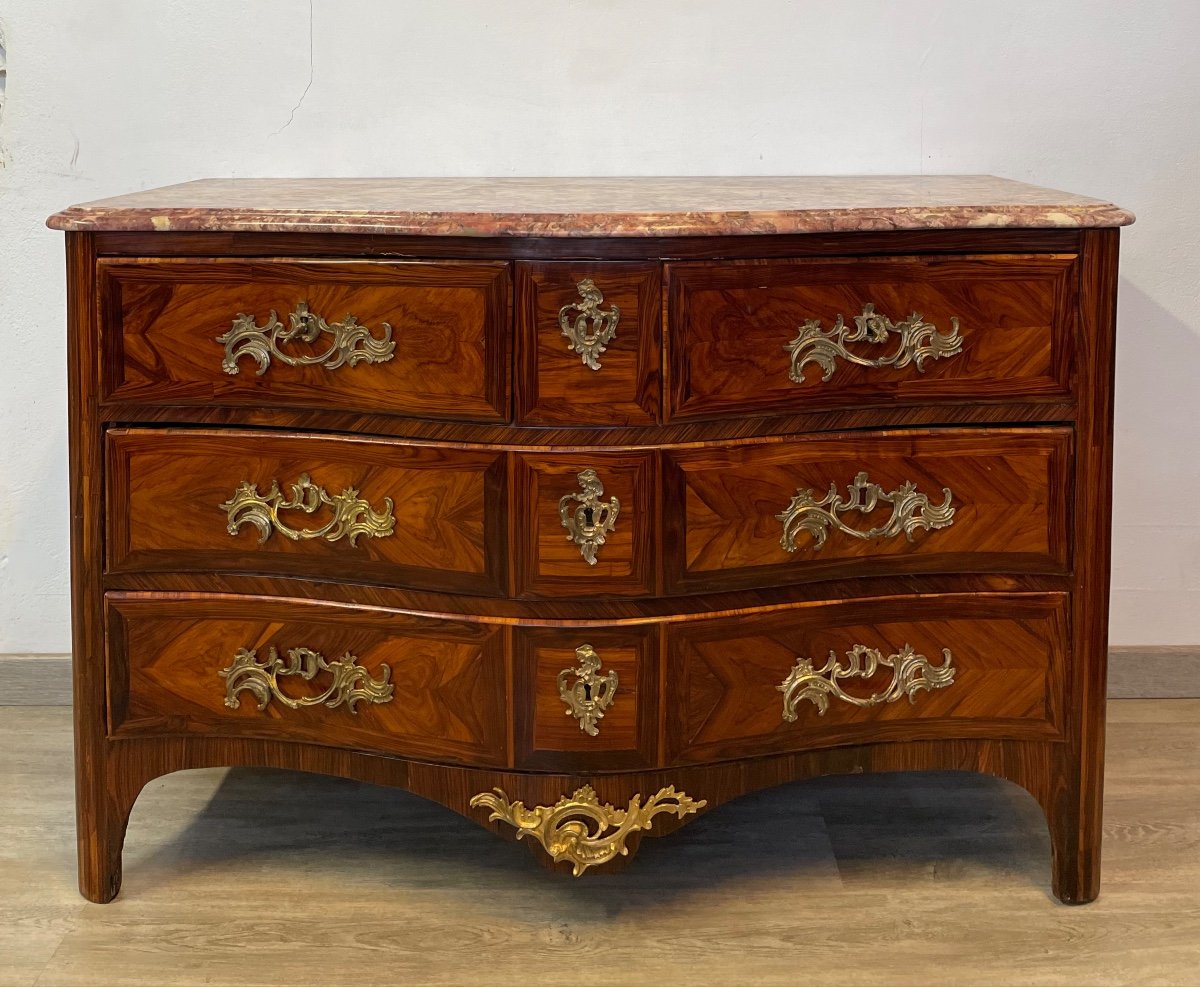 Commode d'époque Louis XV Estampillé Coulon Vers 1750