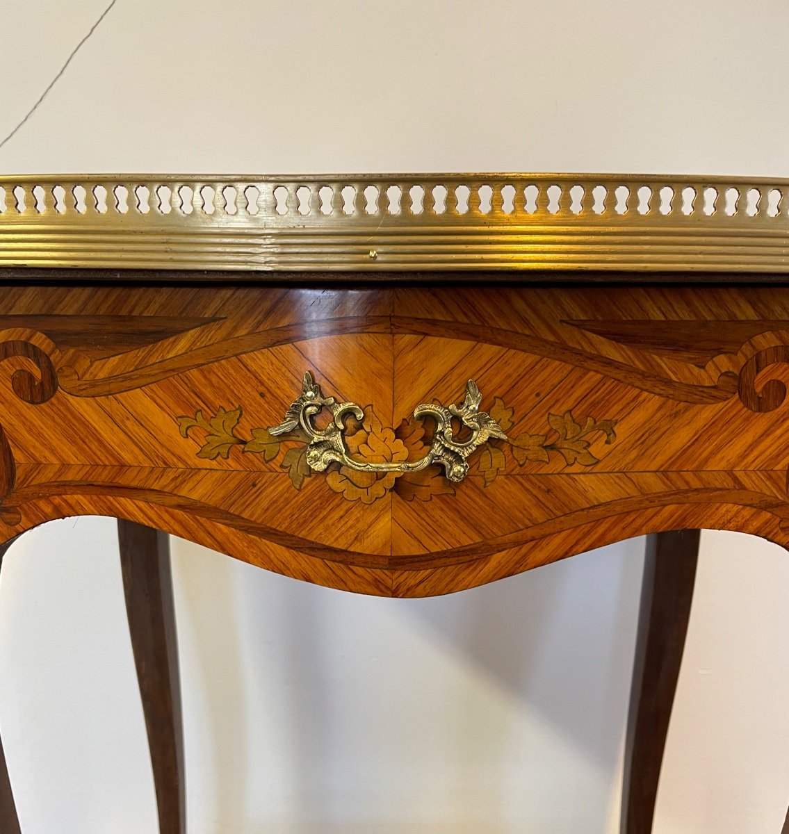 Louis XV Style Side Table Circa 1950-photo-4