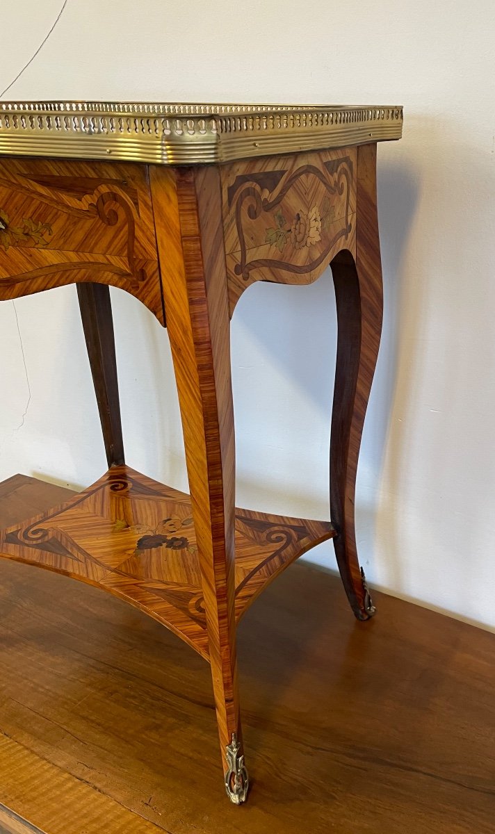 Louis XV Style Side Table Circa 1950-photo-4