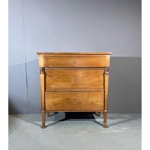 Swiss Empire Style Commode From The 19th Century