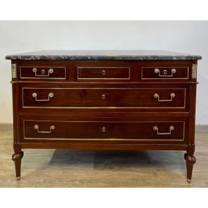 Louis XVI Period Chest Of Drawers In Mahogany