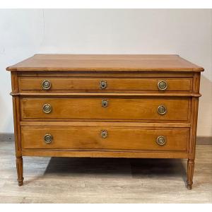 Louis XVI Period Chest Of Drawers In Cherry Wood