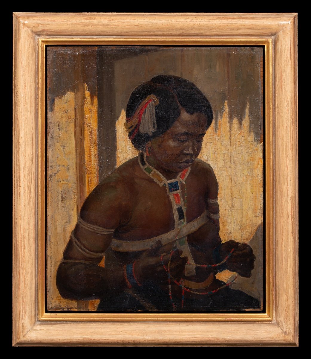 Alfred Richard Martin (1871 – 1939) - Portrait Of A Zulu Girl, Kwazulu - Natal, South - Africa-photo-2