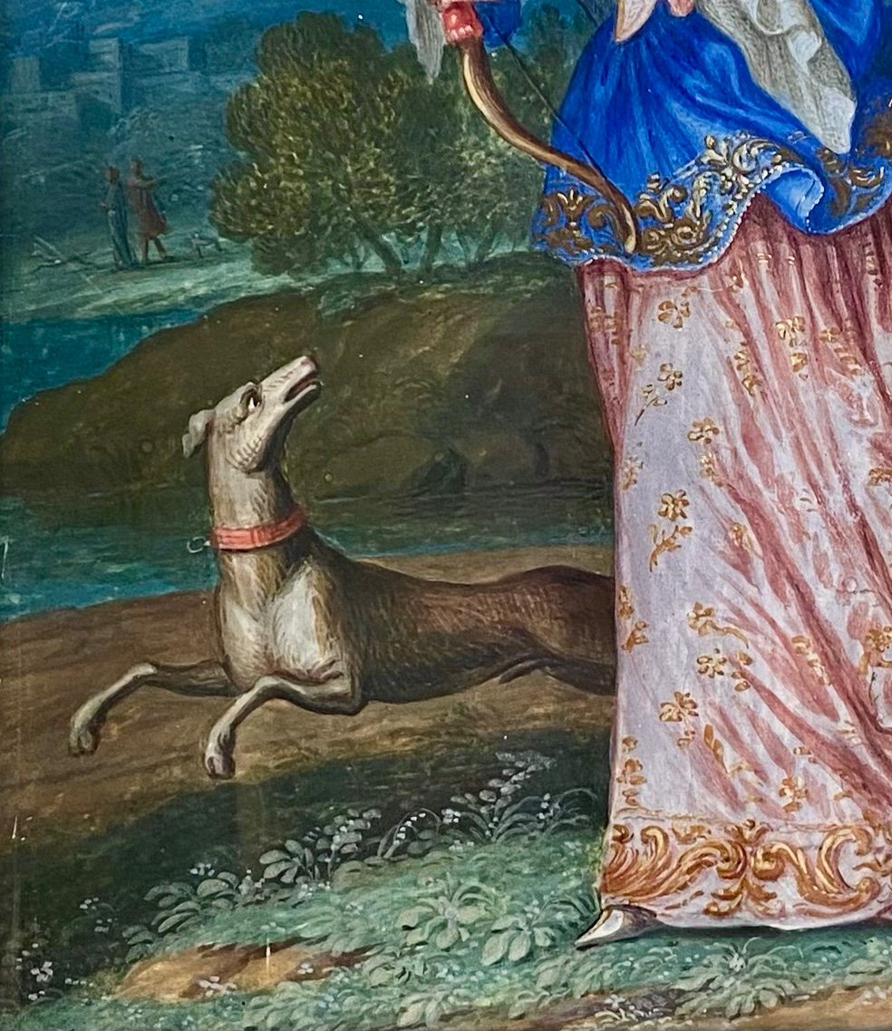 Diane, Déesse De La Chasse - École Française,  Vers 1660-photo-5