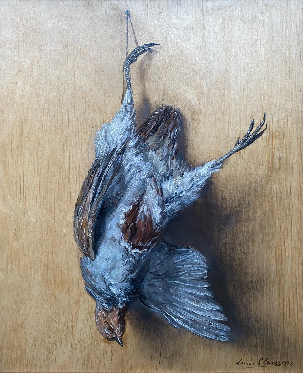 Trompe l'Oeil With A Partridge, Clesse Louis, Brussels 1889 - 1961