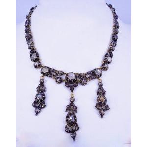 Collier rivière provençal diamants 