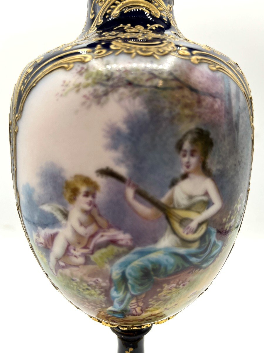 Porcelain Vase. Napoleon III Period-photo-3