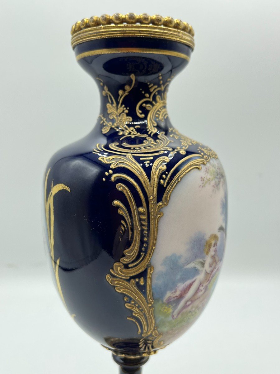 Porcelain Vase. Napoleon III Period-photo-8