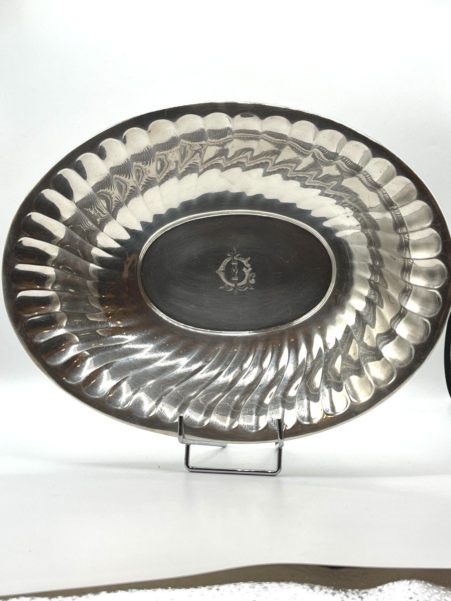 Christofle.bread Or Fruit Basket In Silver-plated Metal.-photo-2